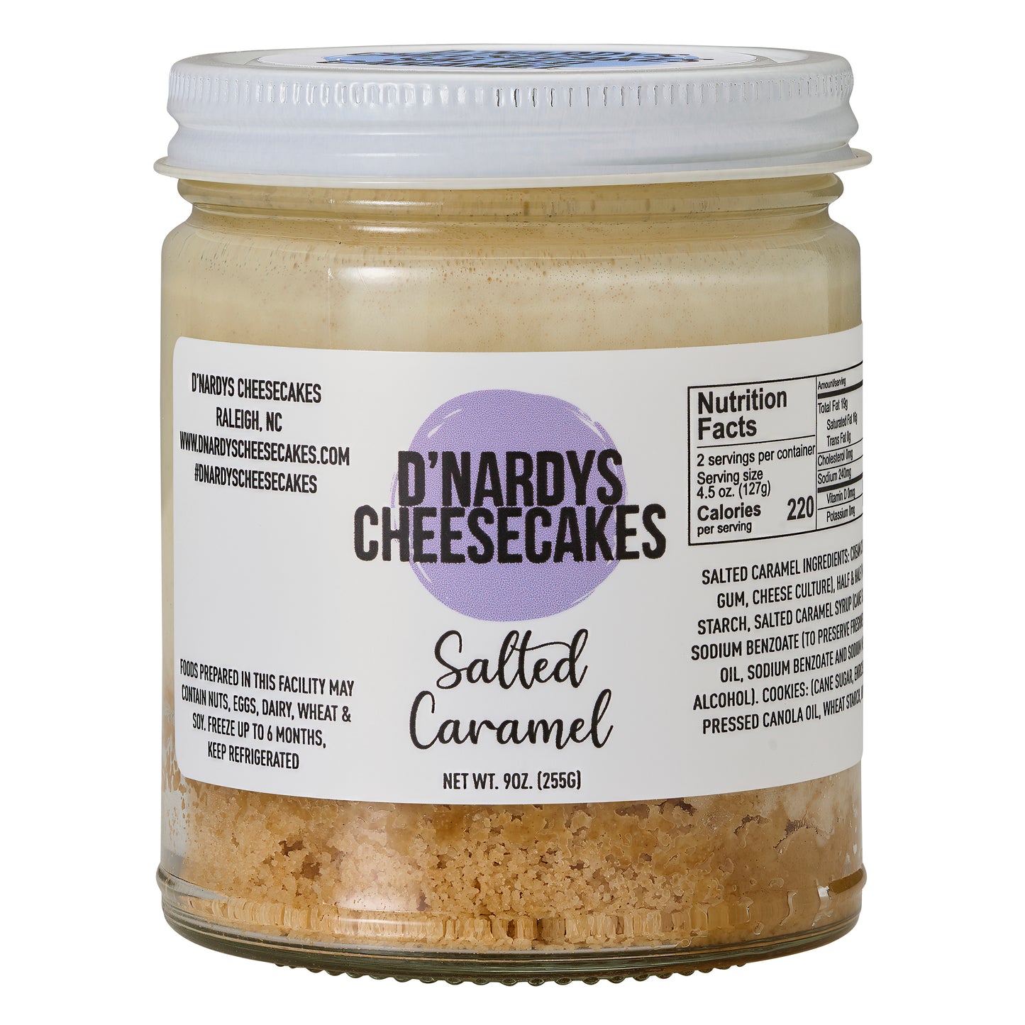 Salted caramel 2 servings per jar!